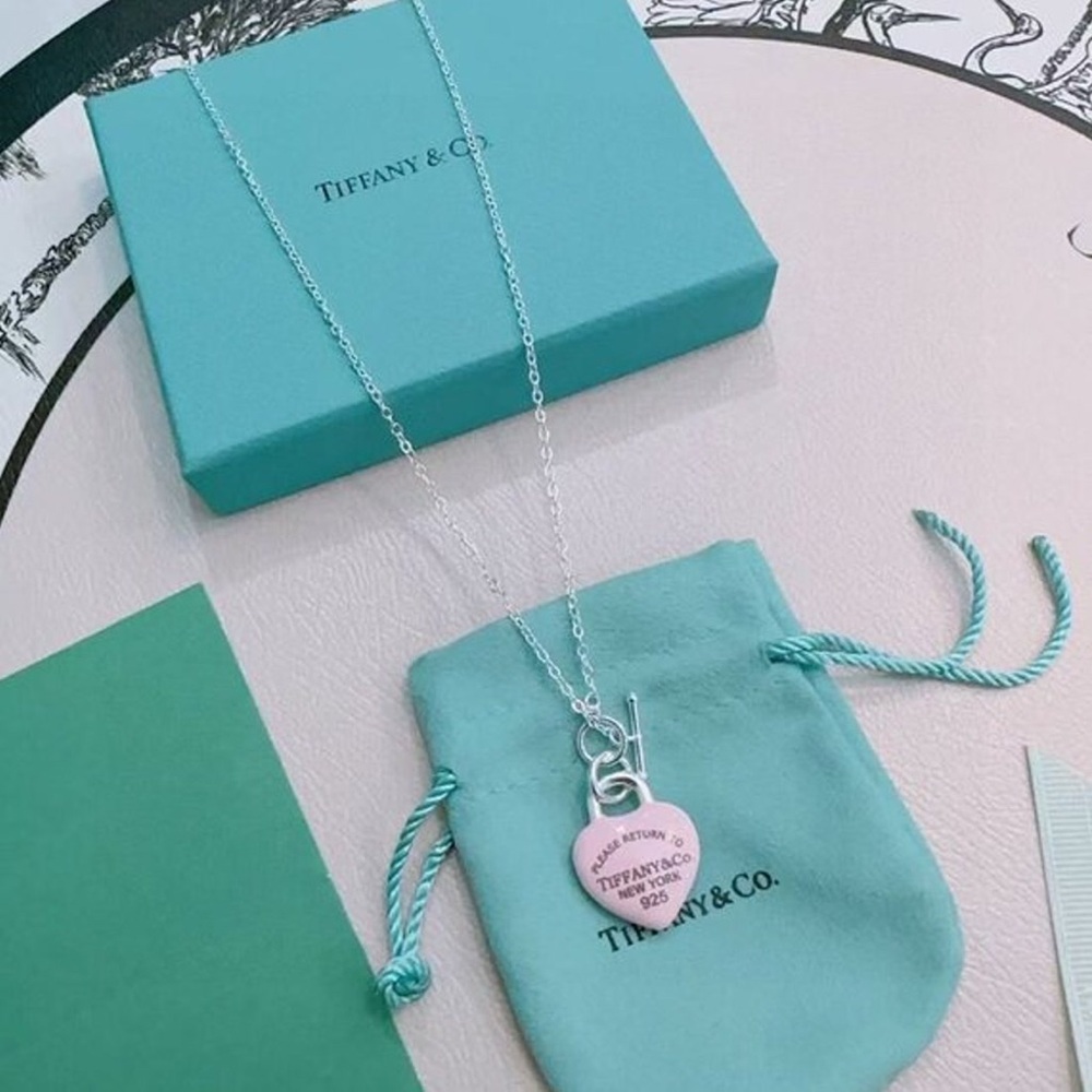 Tiffany Co. Love Lock Chain Necklace